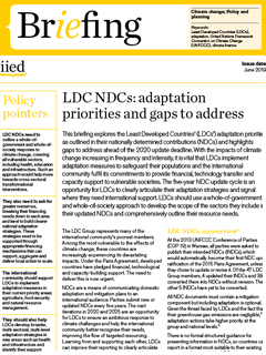 IIED Briefing on LDC NDCs