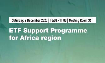 COP28-ETF Support Programme for Africa region